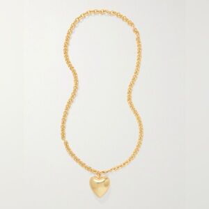 Roxanne Assoulin The Puffy Heart Gold Tone Necklace